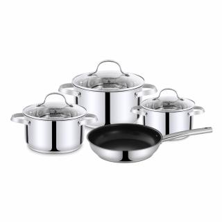Bộ nồi inox 304 cao cấp 5 đáy Kalpen Lermat L2 bảo hành 5 năm