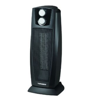 Quạt sưởi ceramic TIROSS TS927 màu đen hai chiều 1500W