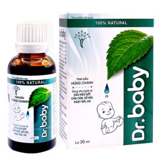 Tinh dầu húng chanh Dr.Baby DB30 mới 100% từ thiên thiên 30 ml